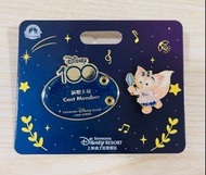 上海迪士尼100週年貝兒徽章 員工襟章 Disney Pin Linabell