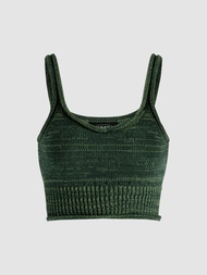 Cider Cider KPOP Green Knitted Tank Top