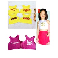 Sando Crop Top (Freesize - fits 3 to 7 years old) classy