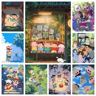 Crayon Shin-Chan Posters, Printed Home Decor, Modern Wall Art, Creative Gifts For Living Rooms, Bedr