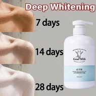 🔥SG STOCK🔥Goat Milk Shower Gel 800ml Whitening body wash Body whitening brightening lasting fragrance