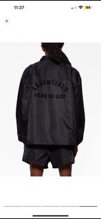 Fear of god Essentials - The Black Collection Coach Jacket XS
