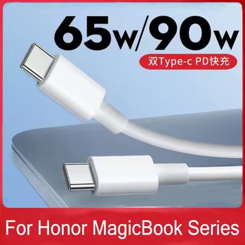 For Honor MagicBook X14 X16 14 16 Pro Original 3.3A 180CM PD Super Charge Cable 90W 65W Fast Charge 