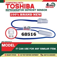 (68516) TOSHIBA REFRIGERATOR DEFROST SENSOR Freezer Spare Parts (Peti Sejuk) defrost sensor Thermost
