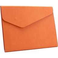Enyuwlcm PU Leather A4 File Folder Document Holder Waterproof Portfolio Envelope Folder Case with In