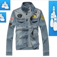 baju jaket lelaki denim jeans men jacket popular ss4578ss