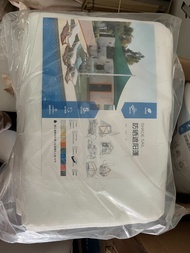 สินค้าพร้อมส่ง!! ผ้าใบกันแดด 95% พรีเมี่ยม !!!! SHADE SAIL ขนาดสามเหลี่ยมใหญ่ 5 เมตร พร้อมอุปกรณ์ตะข