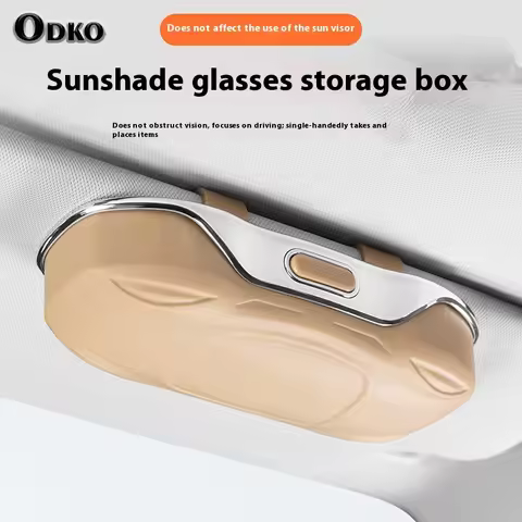 Sunshade Glasses Storage Box Flocking Lining Car Multifunctional Sunglasses Voor JAC Verfijnen J3 J4