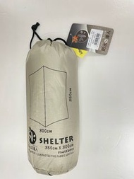 【2024新色入荷——沙色】防水達人防UV超輕量3米銀底天幕