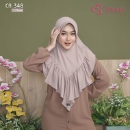 new Carissa hijab jilbab CR 348 kerudung krudung bergo instan non Zoya Rabbani Elzatta Arrafi Bella