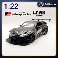 READY STOCK [JIAYE] 1:22 Toyota Supra A90 (LBWK) Liberty Walk Bodykit Alloy Diecast Car Model