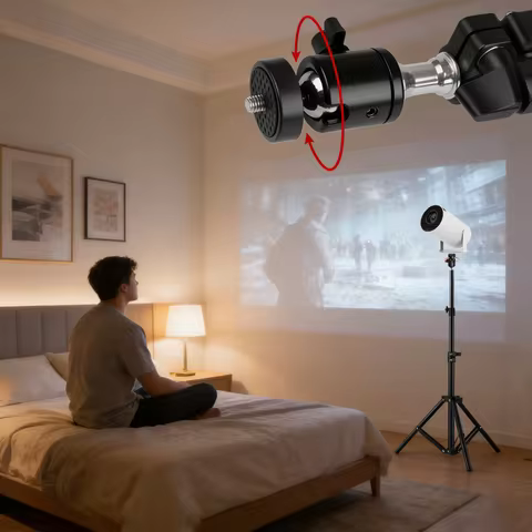 DITONG 110cm Universal Portable Bracket for magcubic HY300 pro Projector Tripod Stand Mount for magc