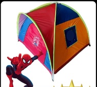 Tenda Mainan Anak Laki Laki Ukuran 140×140Cm/Karakter Spiderman/Camping Anak Outdoor & Indor