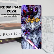 8 Flexible rubber softcase for REDMI 14C 2024/ anime character Motif jujutsu kaisen gojo latest REDM