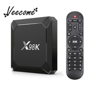 VEE X98K TV Box Home Smart Media Player Ultra HD 8K Smart TV Box With Remote Control Digital Player Smart TV Box 2.4G 5G Dual-Band WIFI HD Video Player Compatible For Android 13.0 Set Top Box