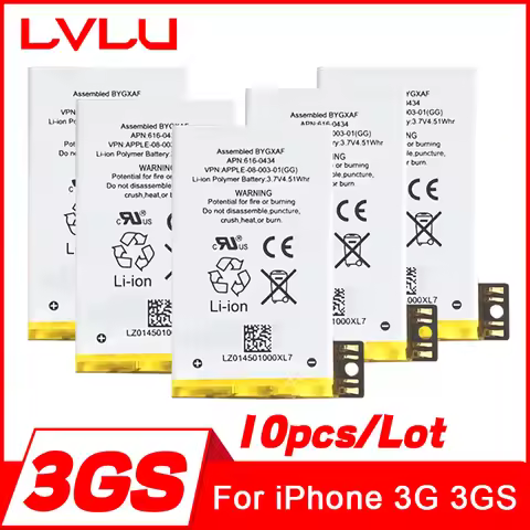 10pcs/Lot High Quality Brand-New 616-0434 Replace Batteries For Apple IPhone 3GS 3G Smartphone Batte
