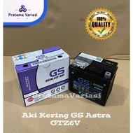 Aki GS Astra Otoparts MF GTZ6V Untuk Motor Vario 125 Fi / Vario 150 LED, N-max new, CBR, FU, Klx [As