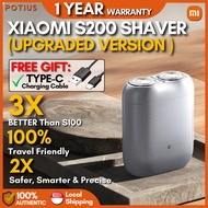 ๐ธ๐ฌใ๐ฎ๐ซ ๐ฆ๐๐๐๐ฅใXiaomi S100 / S200 Electric Shaver: Waterproof Dual Head Portable and Travel-Friendly fo