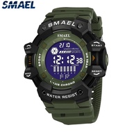 SMAEL Mens's Original Watch Military Water resistant Sport watch Army led Digital wrist Stopwatches for male Multifunctional  Watches