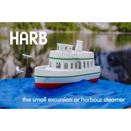 Harb Cruise Yach model as project, marine port model, container ship