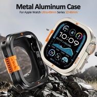 Metal Aluminum Case for IWatch Ultra 3 49mm 10 46mm Protector Case Full Cover Bumper Frame for IWatc