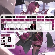 Kafka Keycaps 120 Keys Cherry Profile PBT Wooting Aula F75 Mechanical Anime Keycap Dye Sublimation P