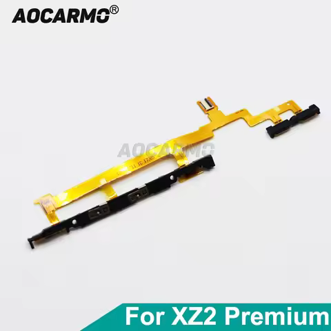 Aocarmo For Sony Xperia XZ2 Premium H8116 H8166 XZ2P Power Button On/Off Volume Camera Switch Connec