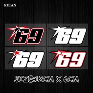 69 Digital Stickers for Honda Yamaha Motorcycle Modification Decals Explosion Pattern Digital Access