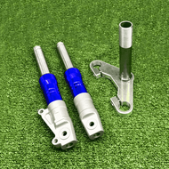 ชุดแผงคอแกนคออลูมิเนียมCNC155+โช๊คหน้าน้ำมันZX310 รถสกู๊ตเตอร์ไฟฟ้าHL007รถจักรยานไฟฟ้าแปรงดิสเบรคหน้