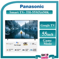 Panasonic 55" Television 4K HDR Google Tv LED TH-55MX650K Televisyen 55 Inci with Chromecast Built-In