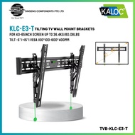 Kaloc KLC-E3-T 40inch - 65inch Flat Panel Tilt Wall Mount Monitor / TV Bracket (Max:36.4KG)