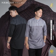 ZAHIER Shirt Men's Kurtakoko 3 Sleeves/4 Hamzah Sublim Batik Modern Premium