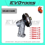 SPARE PART(BG328) : GEAR CASE 24/26/28MM 4T 7T 9T /GEAR CASE ASSY /MESIN RUMPUT KEPALA GEAR CASE FR3