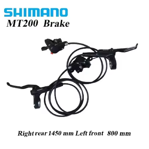 Shimano MT200 BR Left Front 800mm Right Rear 1450mm MTB Mountain Bicycle Hydraulic Disc Brake Origin