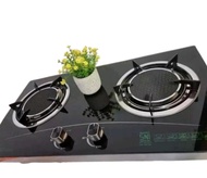 SELALU ADA - Kompor Gas Tanam Kaca 2 Tungku Bara Eco Cook EC2-02