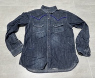 Neighborhood x Mastermind 牛仔 denim shirt M 碼