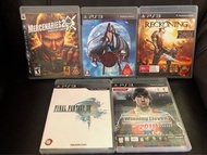 PS3 PlayStation 3（全部共5隻遊戲 ）Game set #D