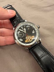 古董錶Xinyi 鏤空自動上鍊機械錶 有日月星辰更替版