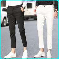 High quality slim fit suit pants for men British workwear suit casual pants for men seluar slack lel