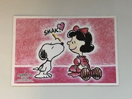 snoopy lucy post card