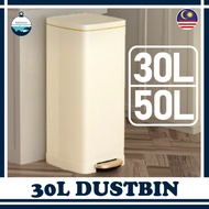 Dustbin Kitchen Tong sampah besar dustbin 30L 50L large size Garbage trash rubbish bin Slow closing 