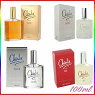 CHARLIE COLLECTION GOLD/SILVER/WHITE/RED 100ML 100% ORIGINAL EAU DE TOILETTE MEN & WOMEN PERFUME.