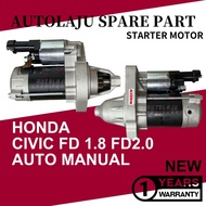 HONDA CIVIC FD 1.8 2.0 FD2R VTEC K20A STARTER 9T HIGH SPEED HIGH QUALITY STARTER 1 YEAR WARRANTY