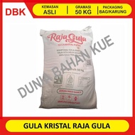 RAJA GULA GULA KRISTAL - 1 BAG 50 KG / GULA PASIR RAJA GULA