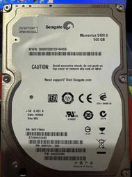 Seagate 500G 2.5吋硬碟 ST9500325AS 有壞軌 研究 報帳 救資料的最愛 NO.1074