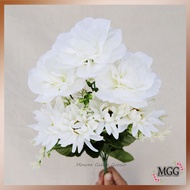 Gardenia mix Aster Gerbera Flowers X7 (unit) Artificial Flowers / Plastic Flowers / Decorative Flowe
