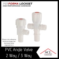 PERFORMA PVC Angle Valve / ABS Angle Valve