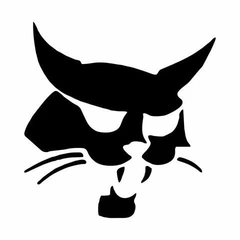 New Design Bobcat Head Silhouette Car Sticker Waterproof Sunscreen Vinyl Decal Motorcycle Decoration