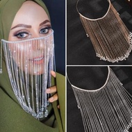 Face Chain Mask - Chain Veil Tassel/ - Face Decoration - Replacement Accessories