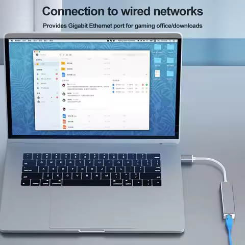 Type-C To RJ45 Gigabit Ethernet Type-C To Ethernet Adapter USB Type-C LAN Network Adapter Wired LAN 